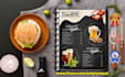 design attractive restaurant menu for you