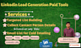 do linkedin lead generation using paid tools