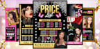 design beauty salon, fashion, promo flyer and price list