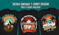 design retro vintage and custom tshirt design