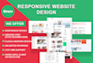 create a professional and responsive website design or redesign