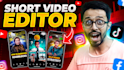 edit tiktok, reels and youtube shorts for viral growth