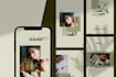 design modern social media templates for post, story, cover