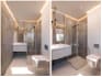 deliver a stunning 3d render of your bathroom design in photoreal quality