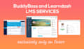 help you with buddy boss,learndash and divi or elementor