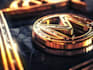 create metallic gold silver 3d logo reveal intro animation video