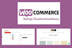 help you make a full woocommerce setup and customizations