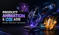 create 3d product, industrial and mechanical animation