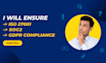 write your iso 27001 soc 2 and gdpr compliance policies and procedures