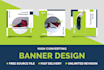design professional web banner, google ad, header, flyer