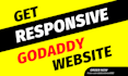 design godaddy website with godaddy builder
