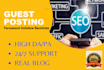 provide guest post in high da website with dofollow backlink