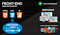 be your front end developer HTML5, css3, js