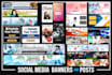 design stylish website and social media banner
