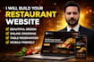 create restaurant booking catering food delivery website