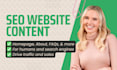write compelling SEO website content and landing page copy