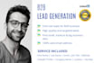 do targeted b2b linkedin lead generation and web research