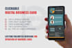 design digital pdf business card