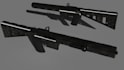 create 3d weapon assets for unity or unrealengine