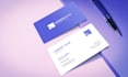 minimal business card design email signature and letterhead