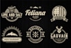 create vintage, retro, hipster, badge design logo
