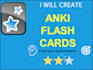 create anki flash cards from your study material