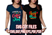 make tshirt design with svg cutting files