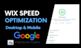 do wix website speed according to google pagespeed and gtmetrix