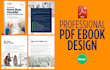 design PDF ebook, lead magnet, report, workbook