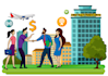 create flat characters illustration