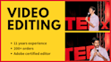 do professional video editing