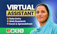 do accurate data entry, web research and data collection