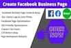 setup a impressive facebook business page