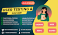 test and review website, mobile apps and games android