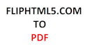 convert fliphtml5 to pdf