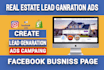manage real estate lead campaign, fb advertising, fb ads manager