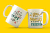 create a  custom coffee mug design