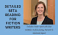 beta read your novel, manuscript, or short story