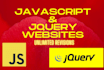 make javascript and jquery websites with unlimited revisions