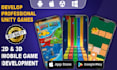 do hyper casual game development with unity multiplayer 2d and 3d game