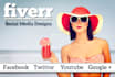 create a youtube, twitter, g plus or facebook cover
