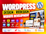 design, redesign responsive wordpress website, wordpress website development