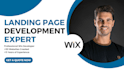 design a high convertable wix landing page