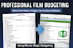 create a professional film budget using movie magic for your screenplay