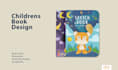 create childrens book cover and illustration