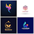 design unique abstract mark logo for you