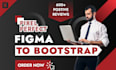 convert figma to bootstrap, figma to html, bootstrap 5