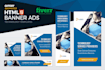 design epic HTML5 banner ads for you