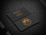 do vista print, moo, gold foil business card