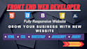 do your front end using HTML CSS bootstrap javascript